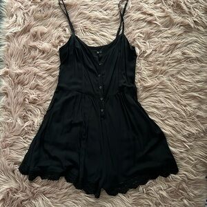 Express Black Romper